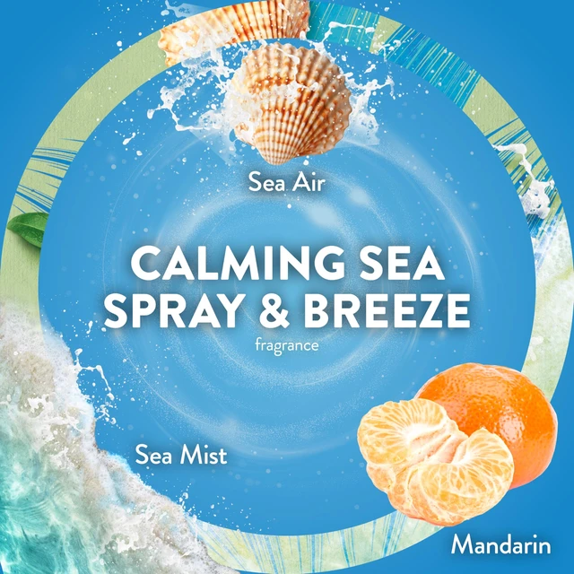 Alt view image 5 of 7 - Plug in Refills, Calming Sea Spray & Breeze Air Freshener, 4ct | Air Wick air fresheners for home, Calming Sea Spray & Breeze scented oil refills, infused with essential oils, 4 count