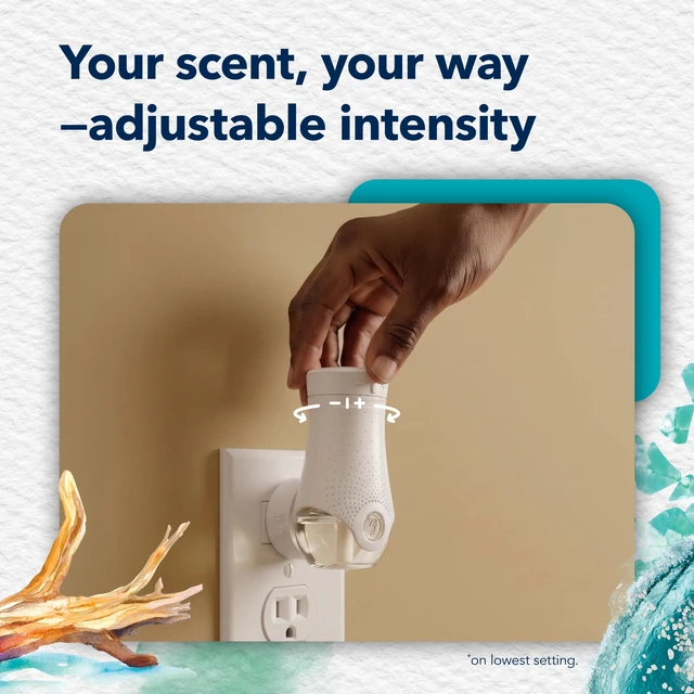 Alt view image 4 of 7 - PlugIns Air Freshener Refills, Sky & Sea Salt, 5 Count | 0.67 fl oz Each, Includes 5 Refills, Scented and Essential Oils for Home and Bathroom Use, Fits Glade PlugIn Warmer