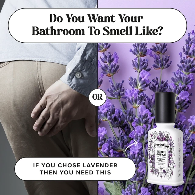 Alt view image 5 of 6 - Before-You-Go Toilet Spray, Lavender Vanilla, 4 Fl Oz | Bathroom Odor Deodorizer, Plant-Based with Essential Oils, for Home or Work, Lavender, Vanilla & Citrus Scent, Up to 200 Uses
