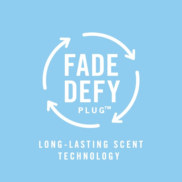 Alt view image 5 of 6 - Odor-Fighting Fade Defy PLUG Air Freshener Refill, Heavy Duty Crisp Clean, (2) .87 fl. oz. Oil Refills