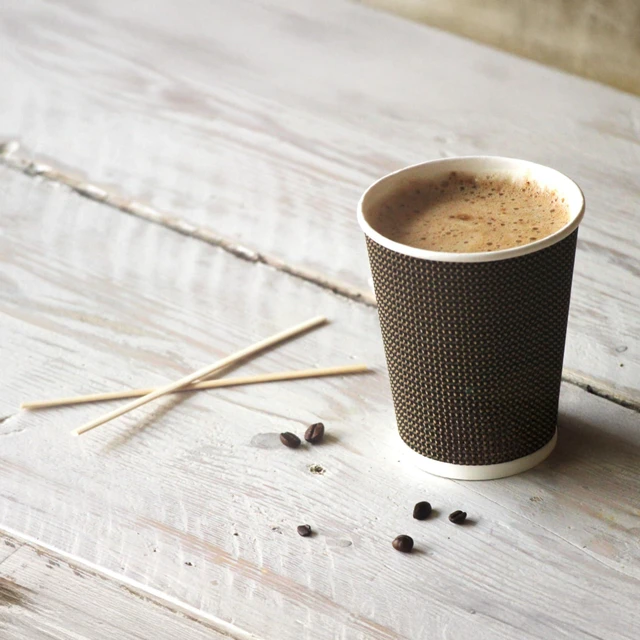 Alt view image 6 of 7 - Bamboo 5.5" Coffee Stirrers/Beverage Stir Sticks, 1000-Count, Natural