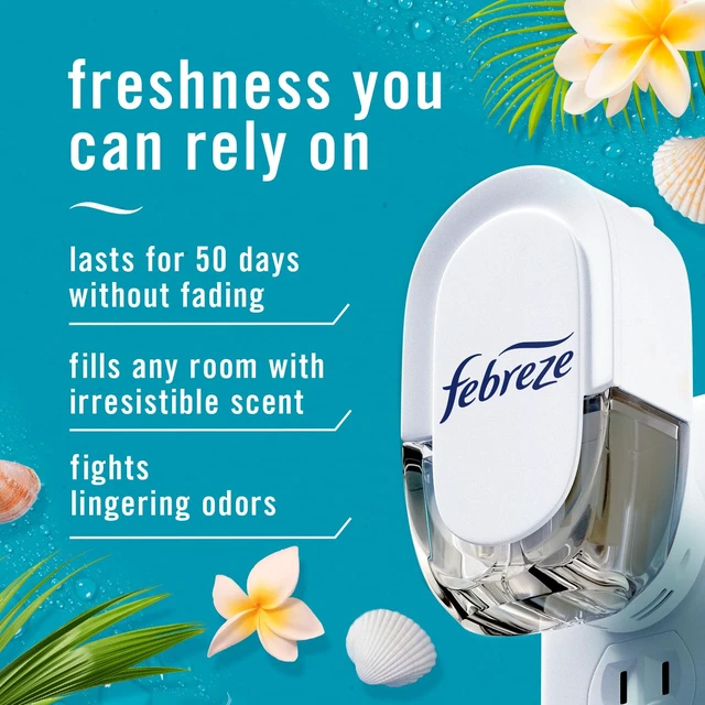 Alt view image 2 of 7 - Odor-Fighting Fade Defy Plug Air Freshener Refill, Bora Bora, 0.87 Fl Oz