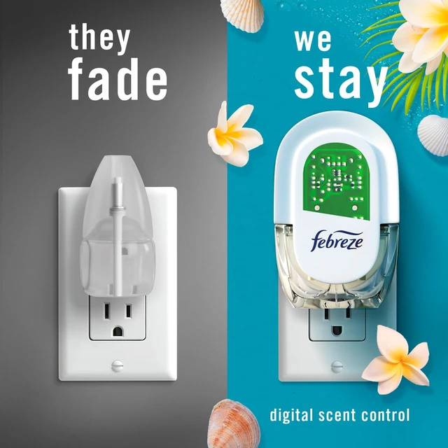 Alt view image 5 of 7 - Odor-Fighting Fade Defy Plug Air Freshener Refill, Bora Bora, 0.87 Fl Oz