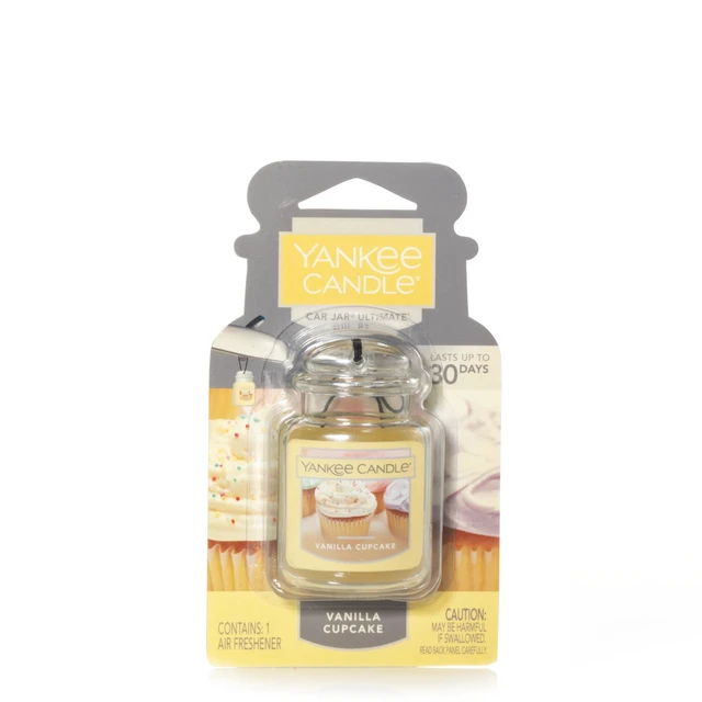 Alt view image 5 of 7 - Scented Car Air Freshener 3-Pack, Hanging Car Jars | Up to 30 Days of Continuous Fragrance, Black Cherry / Home Sweet Home / Vanilla Cupcake Scented Air Fresheners
