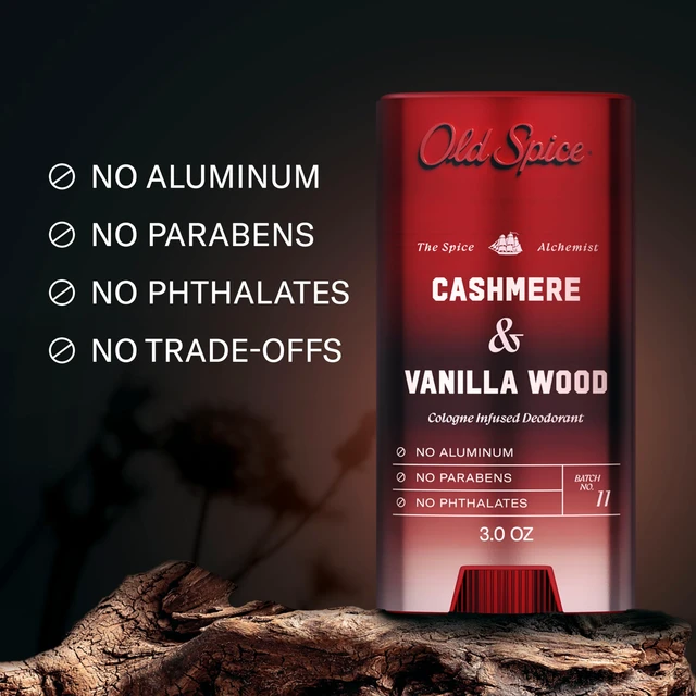 Alt view image 3 of 7 - Deodorant for Men, The Spice Alchemist Collection | Cologne Infused, Signature Scent, Cashmere and Vanilla Wood Scent, No Trade Offs, 3oz