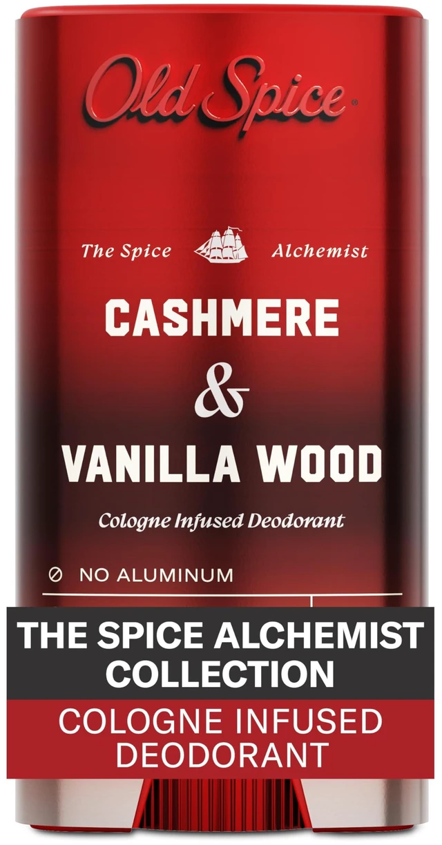 Main image of Deodorant for Men, The Spice Alchemist Collection | Cologne Infused, Signature Scent, Cashmere and Vanilla Wood Scent, No Trade Offs, 3oz