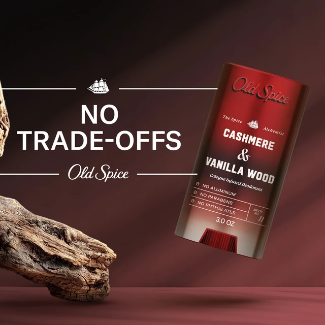 Alt view image 6 of 7 - Deodorant for Men, The Spice Alchemist Collection | Cologne Infused, Signature Scent, Cashmere and Vanilla Wood Scent, No Trade Offs, 3oz