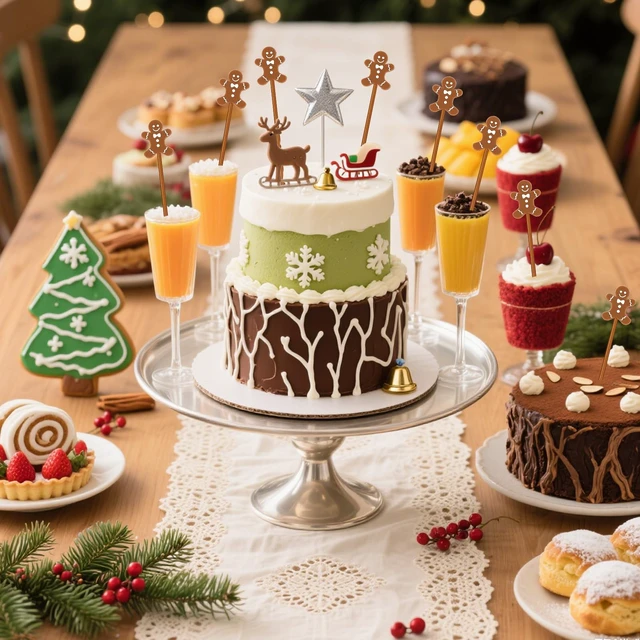 Alt view image 4 of 7 - 36 Pcs Christmas Drink Stirrers, Gingerbread Man Coffee Stirrers | Plastic Material, Christmas Holiday Party, Reusable Coffee Stirrer, Hot Cocoa Bar Supplies, Tea Decoration