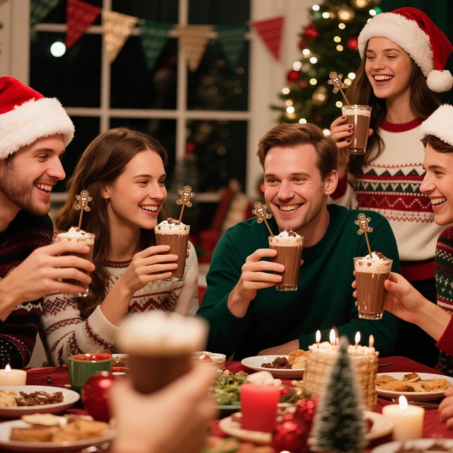 Alt view image 5 of 7 - 36 Pcs Christmas Drink Stirrers, Gingerbread Man Coffee Stirrers | Plastic Material, Christmas Holiday Party, Reusable Coffee Stirrer, Hot Cocoa Bar Supplies, Tea Decoration