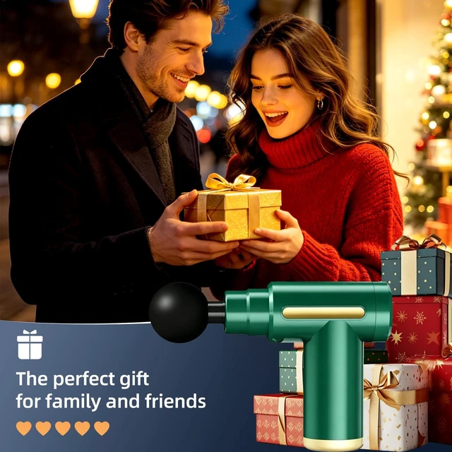 Alt view image 7 of 7 - Massage Gun, Electric Massager, Suitable for Whole Body to Relieve Fatigue, Replaceable Massage Head Impact Massager, The Best Choice for Gift Giving (Green-720)