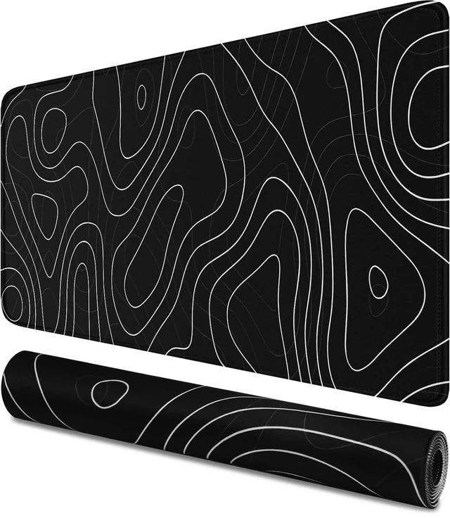Main image of Mouse Pad Gaming, 31.5" x 15.7" Large Extended Mousepad With Stitched Edge | Large Mousepad Waterproof Surface & Non-Slip Rubber Base XXL Long Keyboard Mat for Gamer Office Home