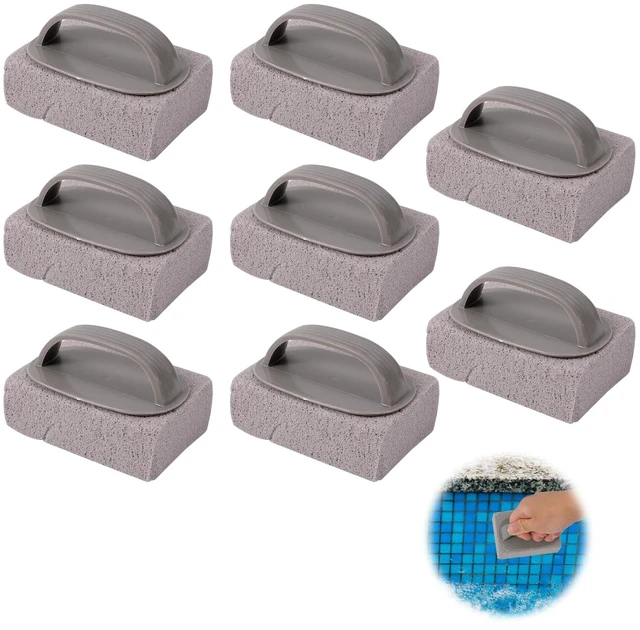 Main image of 8 Pcs Hand-Held Pool Pumice Stones, Pumice Stone for Pool Cleaning Tiles | Block Swimming Grout & Concrete,Pools & Spa Tile Cleaning