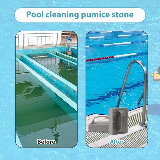 Alt view image 7 of 7 - 8 Pcs Hand-Held Pool Pumice Stones, Pumice Stone for Pool Cleaning Tiles | Block Swimming Grout & Concrete,Pools & Spa Tile Cleaning