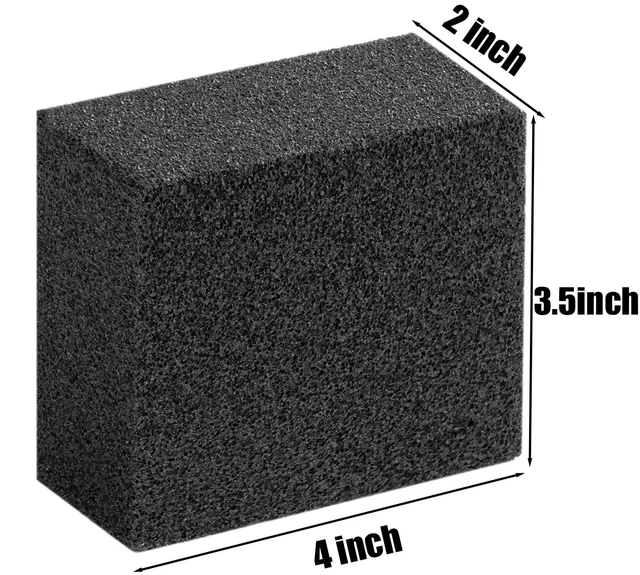 Alt view image 2 of 7 - 4 Pack Heavy Duty Grill Cleaner, Flat Top Grill Cleaning Bricks, Pumice Griddle Cleaning Stone Removing Stains for BBQ, Swimming Pool, Sink, Griddle Cleaning Kit for Blackstone