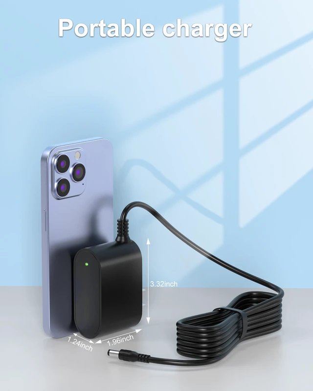 Alt view image 5 of 7 - 27V Massage Gun Charger for Sharper Image Powerboost 1011666 1013002 1012667 1013983 1013985Deep Tissue Cordless Massager Gun Power Cord 6FT (Not for 18V Massage Gun)