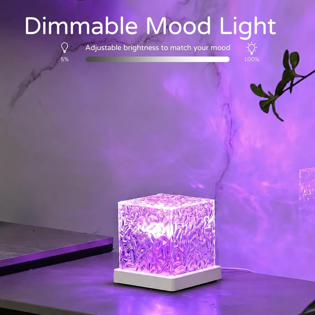 Alt view image 5 of 7 - Projector,16 Color Shower Lamp with Remote for Bedroom & Room Decor | Ambient Lighting with Dimmer, Night Light Projector with Dynamic Ripple Effect, Mood Lighting for Bathroom Bedroom Home Decor