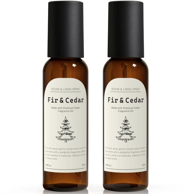 Main image of Fir & Cedar Room Spray, Concentrated Room Spray for Home Fragrance, Long Lasting Air Fresheners for Home, Bedding, Fabrics, Odor Eliminator, 8.12 fl oz