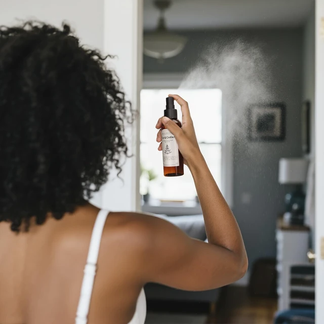 Alt view image 4 of 6 - Fir & Cedar Room Spray, Concentrated Room Spray for Home Fragrance, Long Lasting Air Fresheners for Home, Bedding, Fabrics, Odor Eliminator, 8.12 fl oz
