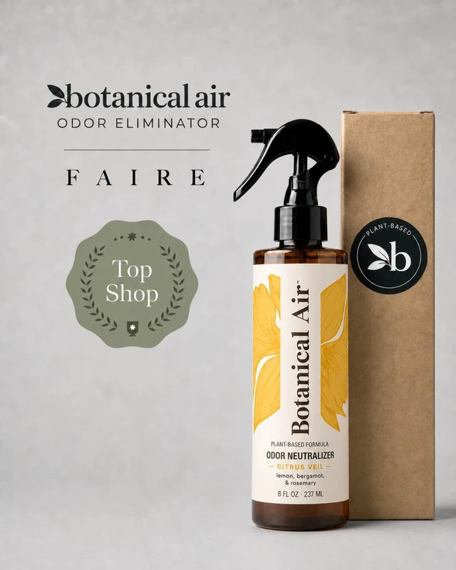 Alt view image 5 of 6 - Plant-Based Odor Eliminator Spray Natural Essential Oil Air Freshener for Home, Bathroom, Fabrics & Pet Areas 8 oz (Citrus Veil)