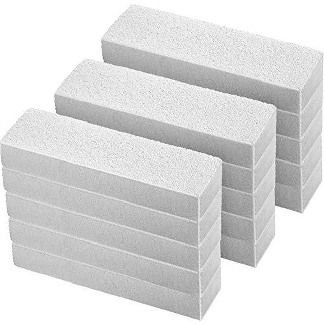 Main image of 20 Pack Pumice Stone for Toilet Bowl Ring and Pool Cleaning,White | Scouring Pads Remove Pool Tile Hard Water Stains, Safe Kitchen Bath Surfaces and Feet Callus Care, Effective Cleaning Stick