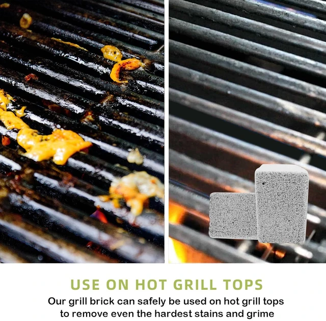Alt view image 4 of 7 - 8-Pack Natural Pumice Cleaning Stones | Non-Scratch, For Grill & Griddle, For BBQ, Oven, Tile, Pool, Kitchen Surfaces