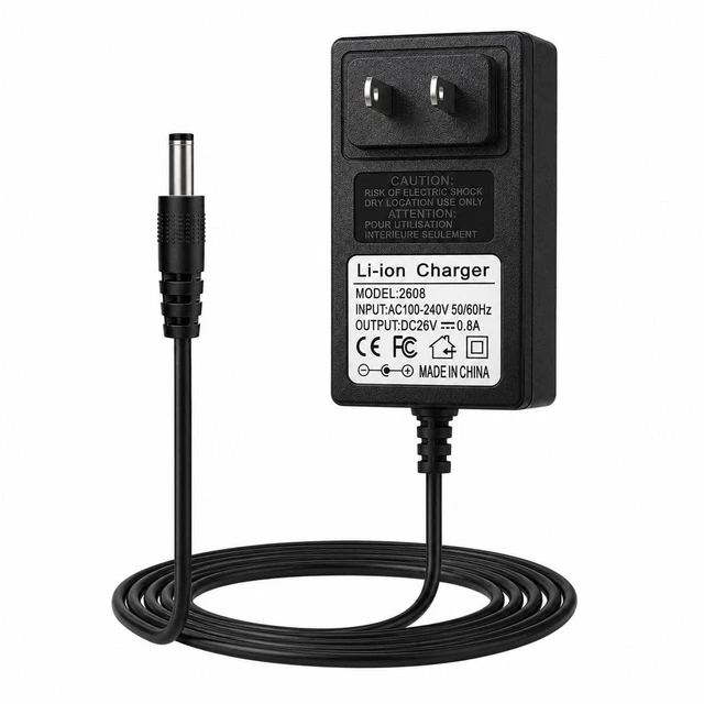 Main image of 26V Charger for Infinity PR Pro Endurance Massage Gun, Power Adapter Cord Compatible with Infinity PR Pro 12MG021131 Wireless Percussion Massager Device