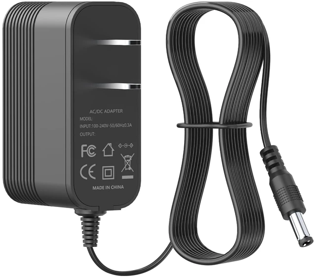Main image of Replacement for TOLOCO EM26 Massage Gun Charger, 24V Adapter Compatible with TOLOCO EM26 / AERLANG EM13 / Darkiron EM31 / Hypervolt 53000 001-00 42000 038-00 Massage Gun Power Supply Charger Cord