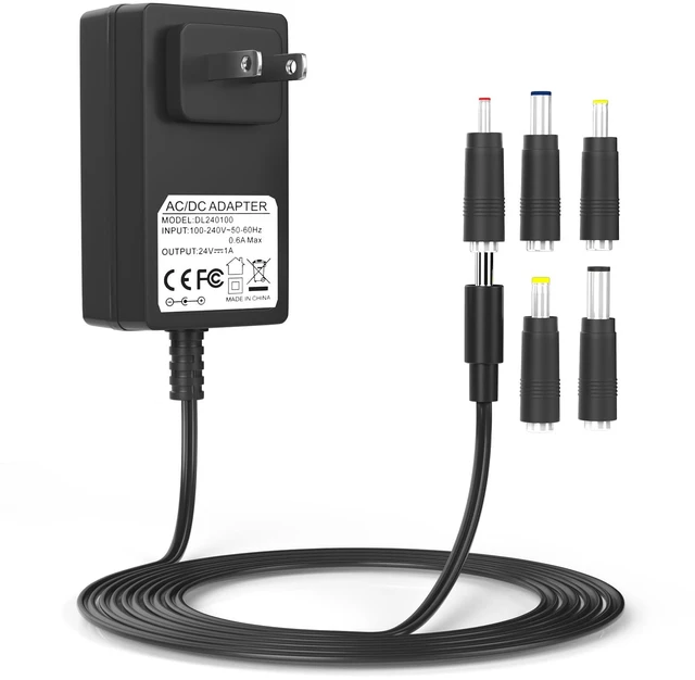 Main image of 24V AC Adapter for Hypervolt Massage Gun HPI5300000100 53000 001-00 Hypervolt 42000 038-00 SK03T1-2400100Z Power Cord DC Charger