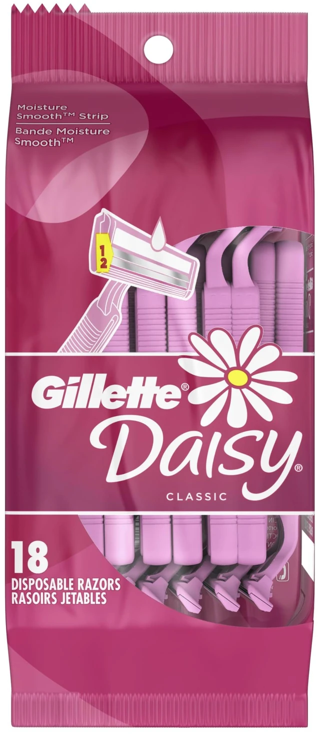 Alt view image 7 of 7 - Venus Daisy Classic Disposable Razors for Women, 18 Count, Hair Removal for Women