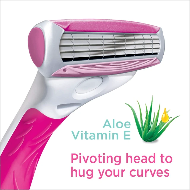 Alt view image 2 of 4 - Quattro For Women, Womens Razor Refllls Value Pack, 8ct