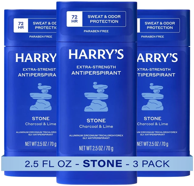 Main image of Extra-Strength Antiperspirant Deodorant - Stone - 2.5 oz (3 Pack) | Sweat & Odor Control Antiperspirant for Men