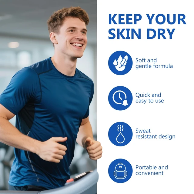 Alt view image 3 of 7 - Face Antiperspirant Sweat Absorbing Lotion Matte Finish 60 mL | Sweat-Wicking lotion, Lightweight, Long-Lasting Sweat Block & Oil Control for Forehead, Cheeks & Armpit, for Women Men