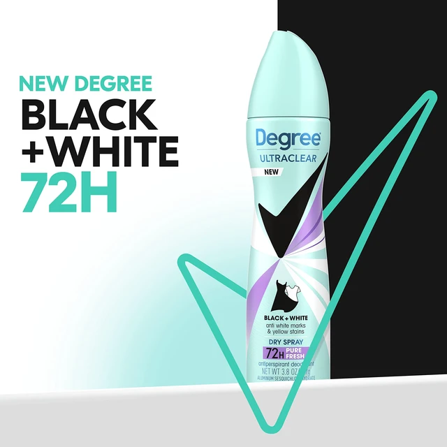 Alt view image 2 of 3 - UltraClear Antiperspirant Deodorant Dry Spray, 3 Count, 3.8 oz | For black and white clothes, helps prevent visible marks while providing 72-hour sweat and odor protection.