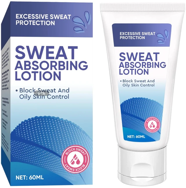 Main image of Antiperspirant Sweat Absorbing Lotion, Moisturizing Formula for Men & Women, Long- Lasting Sweatblock Cream for Forehead, Scalp, Cheeks & Armpit, Oil Control Matte Finish