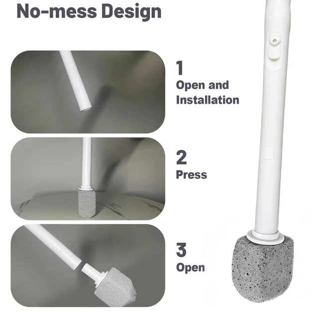 Alt view image 3 of 6 - Pumice Stone Toilet Bowl Cleaner for Hard Water Ring & Stains(02) | Stain Remover, Hard Water Cleaner, Toilet Bowl Cleaner, Pumice Stone, Deep Cleaning