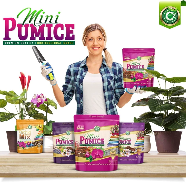 Alt view image 6 of 7 - Stone Grow Media - Made in USA - OMRI Listed - Bonsai Succulents Cactus Orchids - Horticultural Soil Amendment Additive Conditioner for Indoor/Outdoor Plants and Organic Gardens.