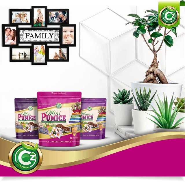 Alt view image 7 of 7 - Stone Grow Media - Made in USA - OMRI Listed - Bonsai Succulents Cactus Orchids - Horticultural Soil Amendment Additive Conditioner for Indoor/Outdoor Plants and Organic Gardens.