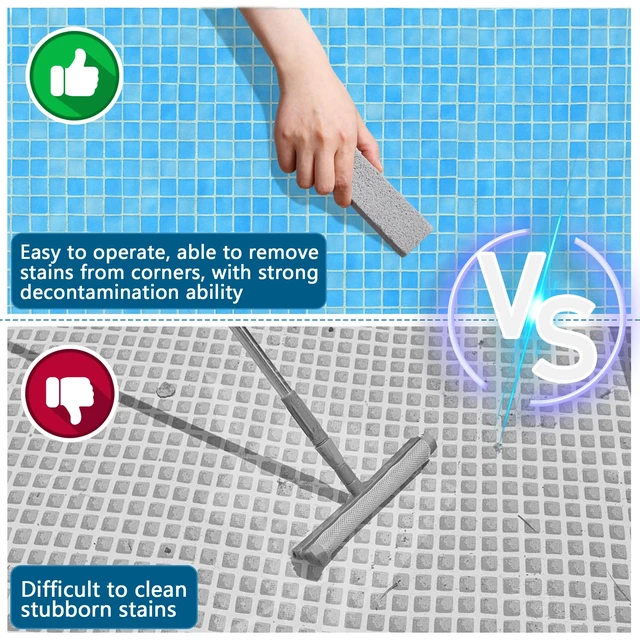 Alt view image 5 of 7 - 20 Pcs Pools Pumice Stone, Pool Cleaning Block for Pool Tile Cleaning | Swimming Pumice Pool Tile Stone for Pools and Spa Tile, Grout and Concrete Cleaning