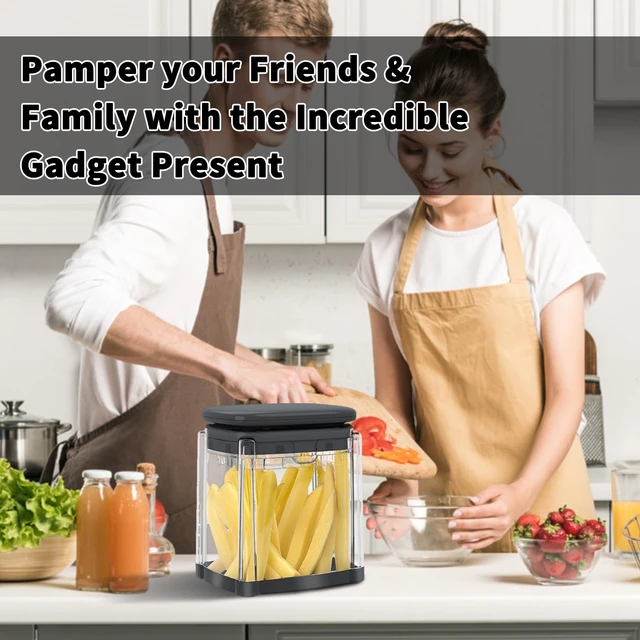 Alt view image 7 of 7 - French Fry Cutter, Potato Onion Cutter, Professional Homestyle Vegetable Chopper Dicer, Great for Potatoes Carrots Cucumbers Zucchini Peppers 3/8 inch Blade(Only 1 Blade)