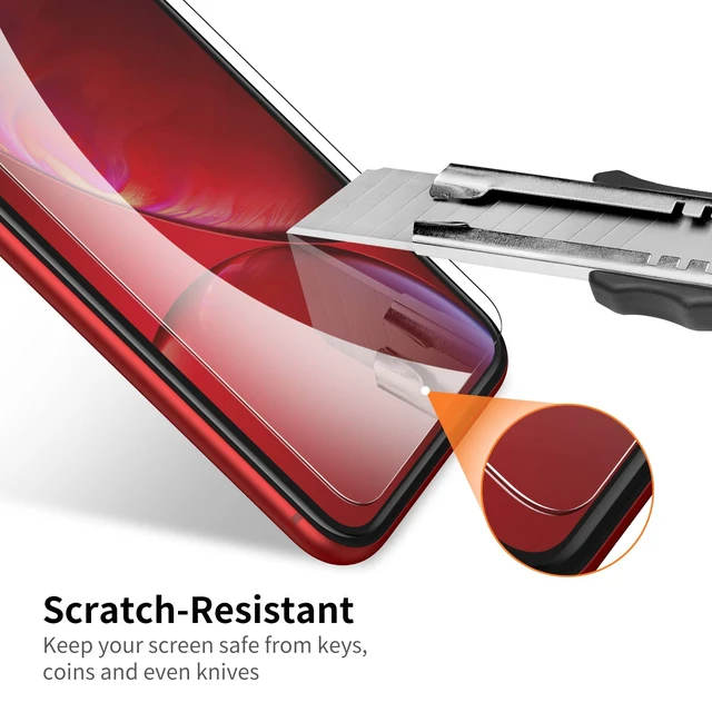 Alt view image 6 of 7 - 3-Pack Screen Protector for iPhone XR/11,Tempered Glass | 9H Tempered Glass, Case Friendly, 2.5D Round Edge, Anti Scratch, Bubble Free, Easy Install Tool