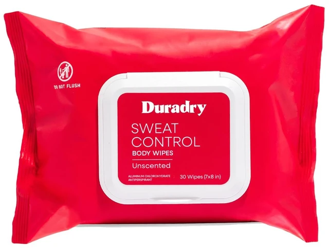 Main image of Sweat Control Body Wipes Full-Body Sweat Protection, Unscented | Easy-to-use sweat control for chest, hands, feet, back, groin and more. Stay fresh and confident wherever the day takes you.