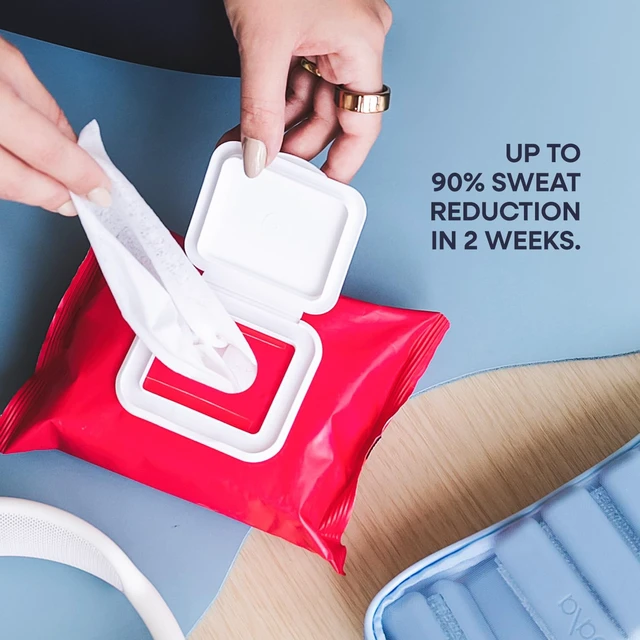 Alt view image 3 of 7 - Sweat Control Body Wipes Full-Body Sweat Protection, Unscented | Easy-to-use sweat control for chest, hands, feet, back, groin and more. Stay fresh and confident wherever the day takes you.