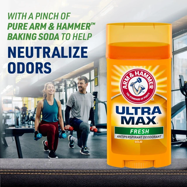 Alt view image 4 of 7 - ULTRA MAX Deodorant, Fresh Scent, Solid Stick 2.6 oz, 4-Pack | Antiperspirant Deodorant, 24-Hour Sweat Protection and Odor Control