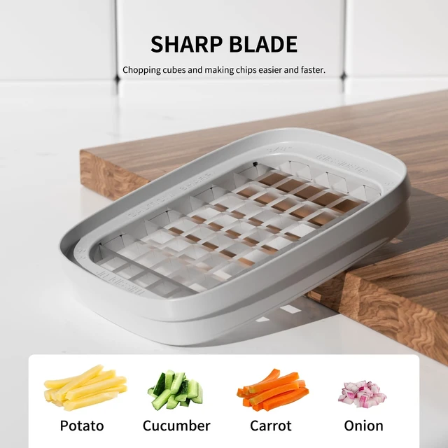 Alt view image 2 of 7 - Fry Cutter, Potato Cutter for Fries, Onion Chopper, French Fry Slicer for Potato Onion Carrot Cucumber Zucchini Pepper Apple