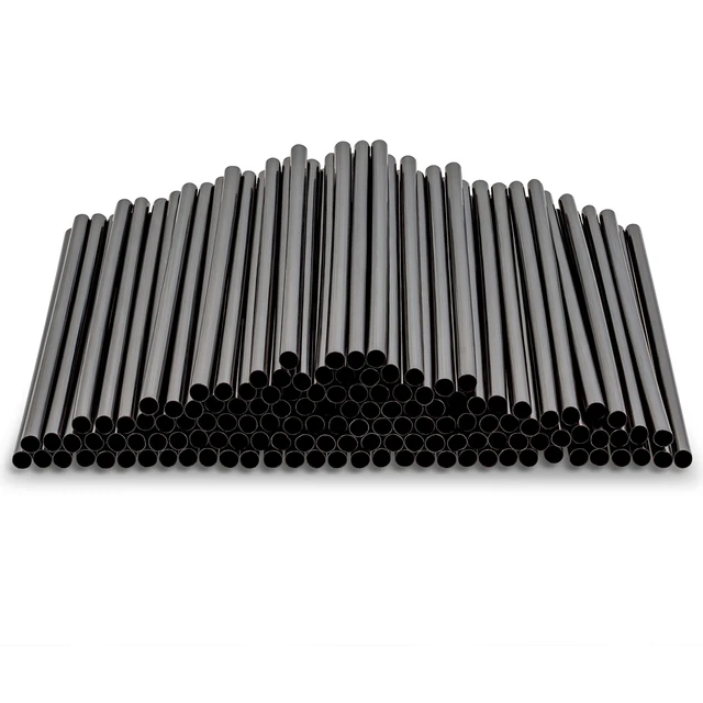 Alt view image 6 of 7 - Individually Wrapped Coffee Stirrers 1000 Pack, Black 5.75-Inch Disposable Plastic Drinking Sip Stir Sticks for Cocktails, Bulk pack