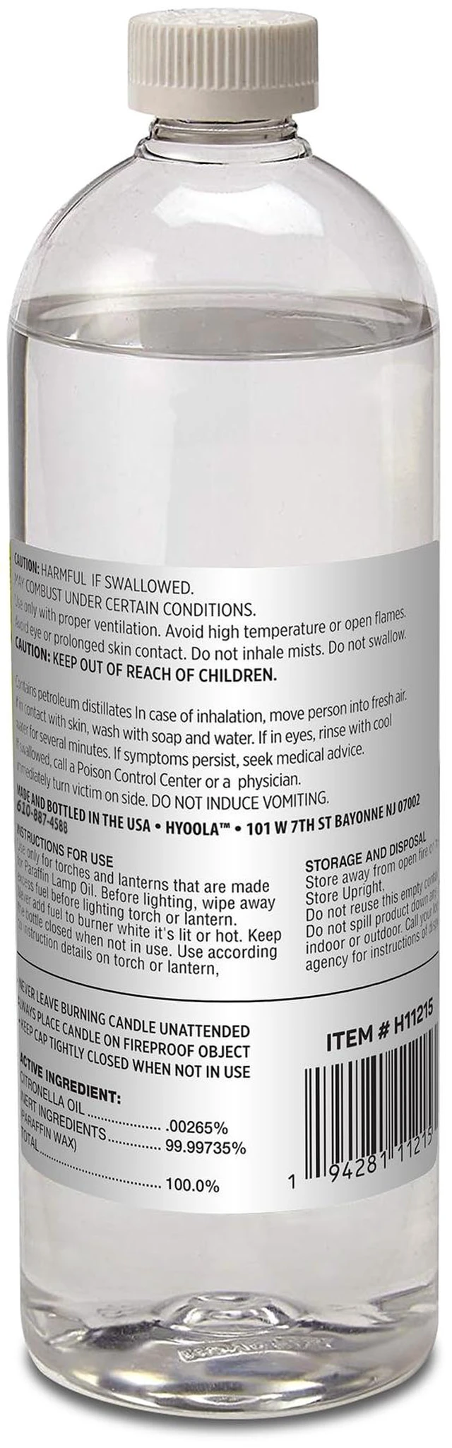 Alt view image 5 of 7 - Citronella Lamp Oil, 32 Ounces - Smokeless Insect and Mosquito Repellent Scented Paraffin Fluid for Indoor and Outdoor Lamp, Lantern and Oil Candle Use - by