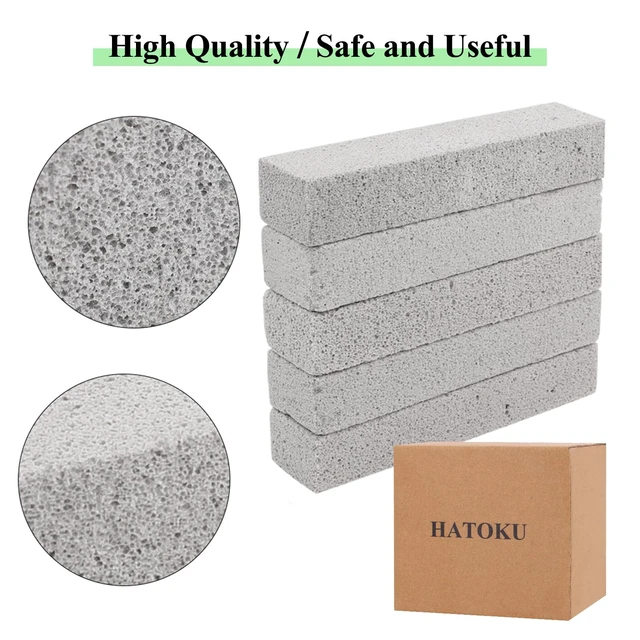 Alt view image 2 of 7 - 25 Pieces Pumice Stone Toilet Bowl Cleaner Sticks | Scouring stick removes hard water rings, for household bath, kitchen, pool cleaning, 5.9 inch
