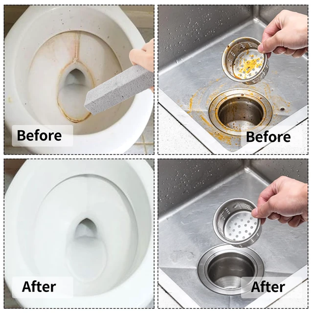 Alt view image 7 of 7 - 25 Pieces Pumice Stone Toilet Bowl Cleaner Sticks | Scouring stick removes hard water rings, for household bath, kitchen, pool cleaning, 5.9 inch