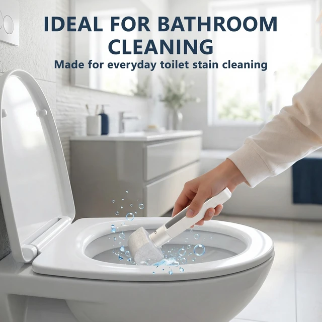 Alt view image 7 of 7 - Stone Toilet Bowl Cleaner 8 Refills for Hard Water & Limescale | Removes hard water rings & limescale from toilets, tiles & sinks without scratching 8 refill heads.