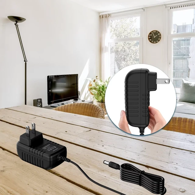 Alt view image 6 of 6 - 8.4V AC/DC Adapter Compatible With Fascial Gun GB-820 Massage Gun KH-320 6 Level Vibration BinNiao HULKBUZZ 7.4V Lithium Ion 7.4 Volt Battery Electric Massager DC8.4V 1A Power Supply Charger
